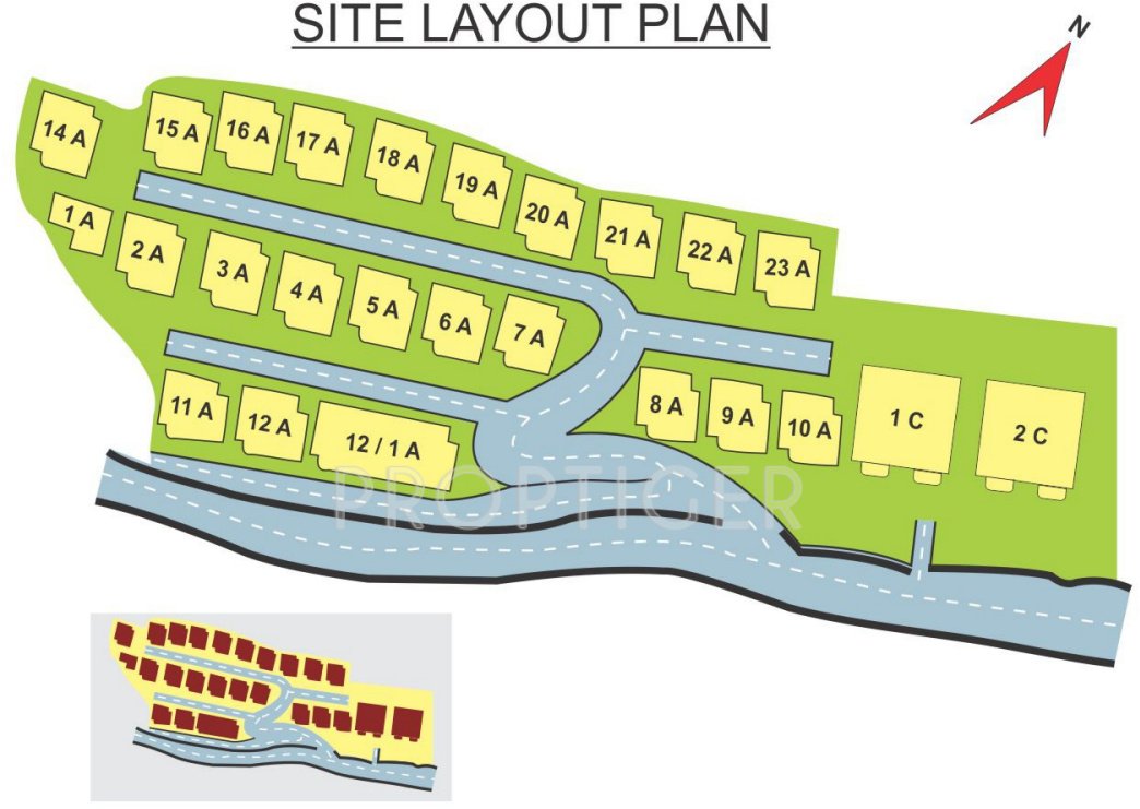 earthcon naini kingdom apartment Layout Plan