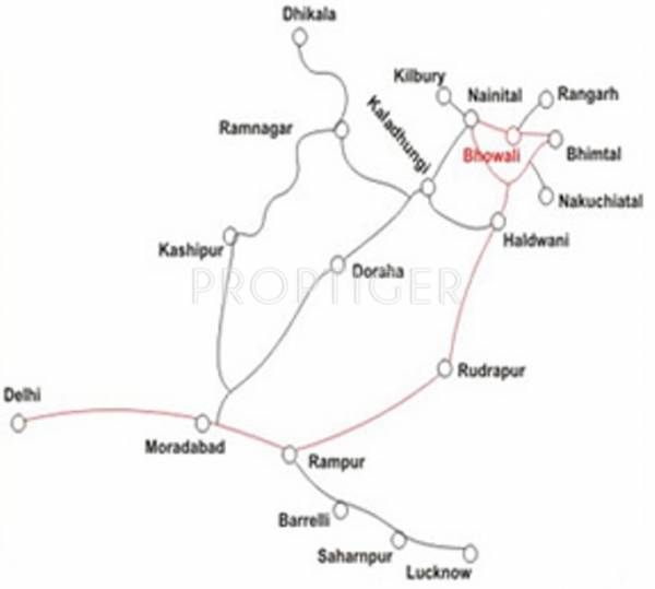 Images for Location Plan of Earthcon Naini Resort