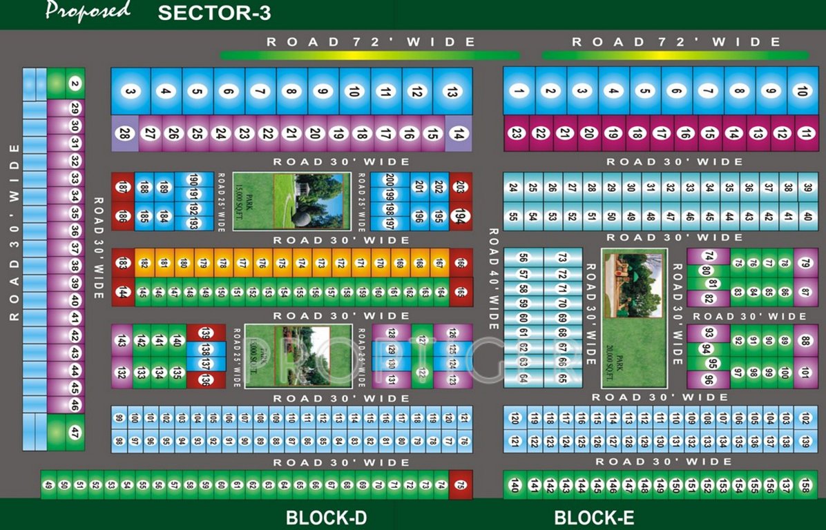 Images for Layout Plan of Wing Constructions And Developers Pvt Ltd Lucknow Greens Villa
