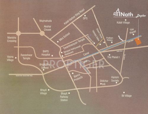  shreenath-duplex Images for Location Plan of Rav Shreenath Duplex