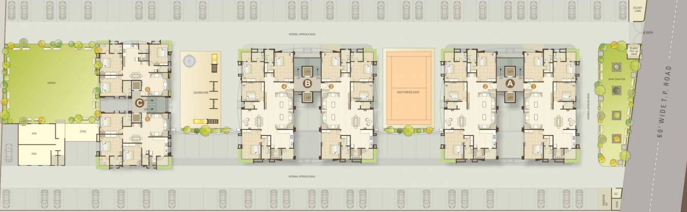 Images for Layout Plan of Dwarkesh Empire Regency