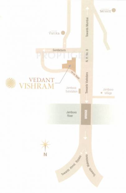  vishram Images for Location Plan of Vedant Vishram