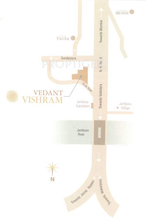  vishram Images for Location Plan of Vedant Vishram