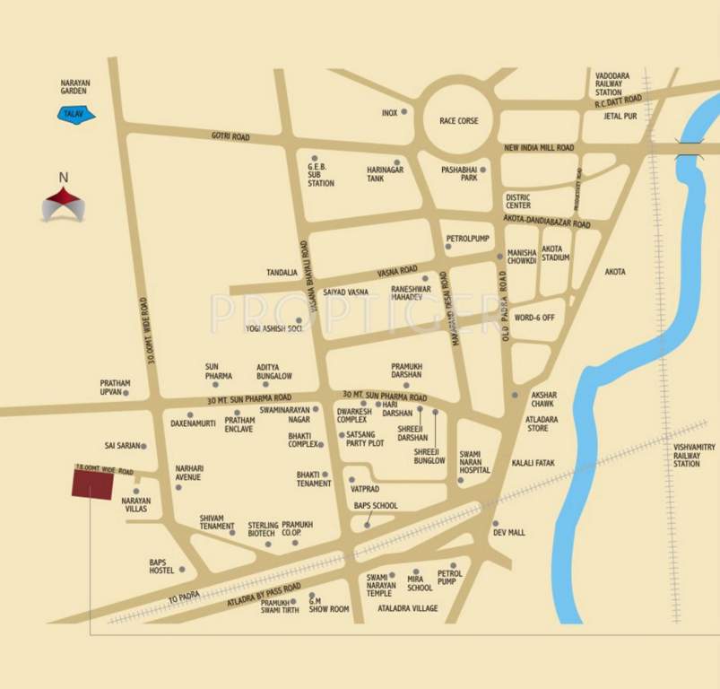 Images for Location Plan of Narayan Aura