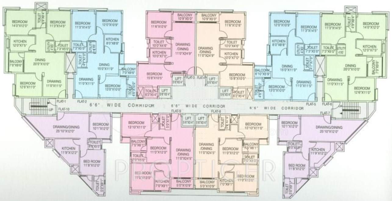  krishna plaza Images for Cluster Plan of Neelanchal Krishna Plaza