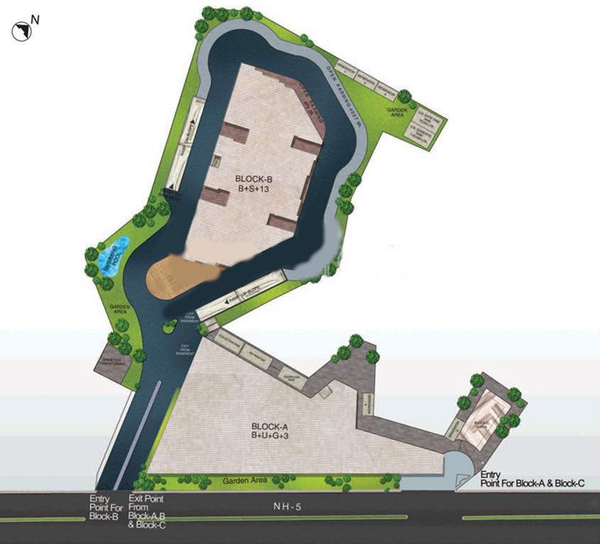  krishna plaza Images for Master Plan of Neelanchal Krishna Plaza