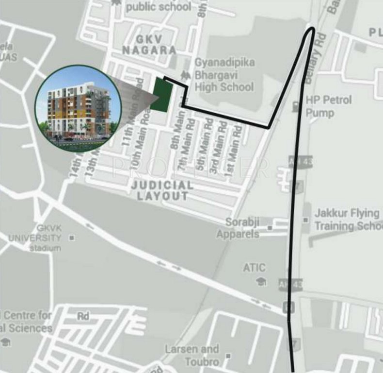 Images for Location Plan of Adithyasri Adithya Kings Court