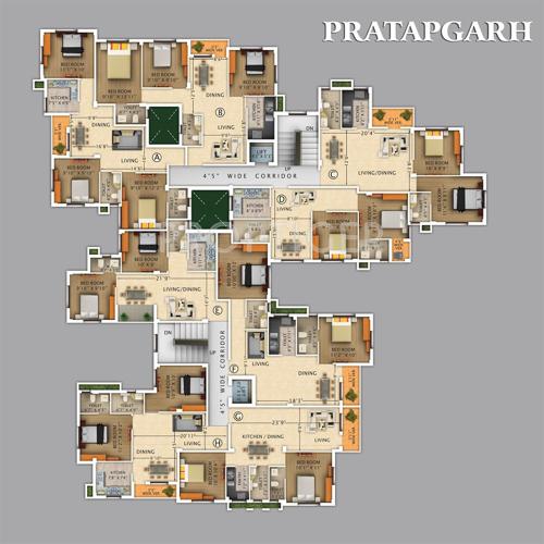  pebble-bay Images for Cluster Plan of Rajwada Group Pebble Bay