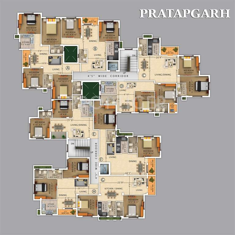  pebble bay Images for Cluster Plan of Rajwada Group Pebble Bay