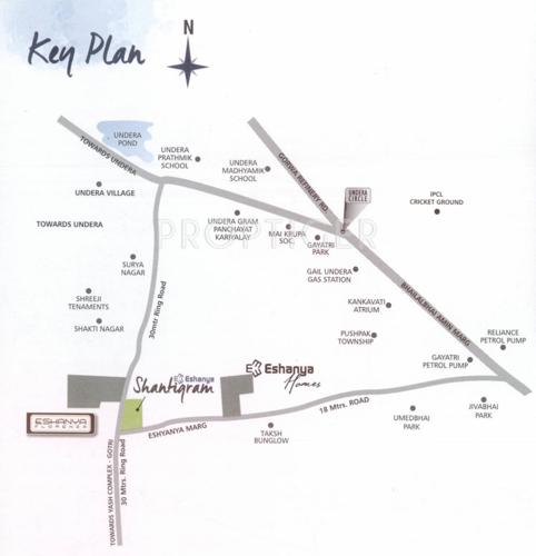  shantigram Images for Location Plan of Eshanya Shantigram