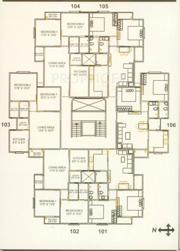 Images for Cluster Plan of Aim Asopalav Club Apartments