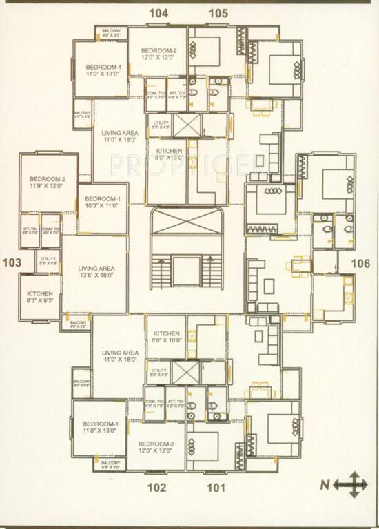Images for Cluster Plan of Aim Asopalav Club Apartments