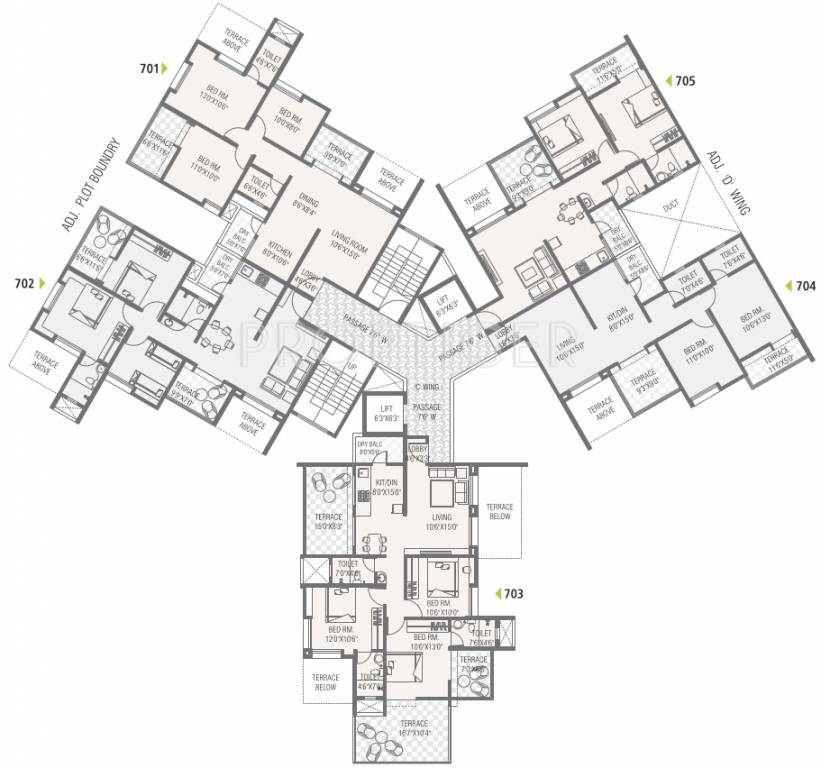 Images for Cluster Plan of Crystal 33 KeshavKunj