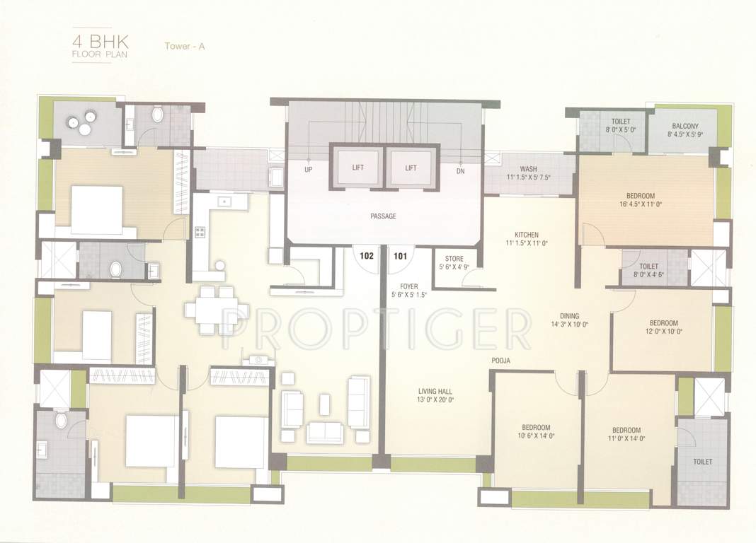Images for Cluster Plan of Vishwa Kelly Residency