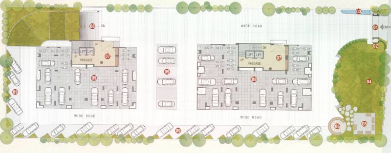 Images for Cluster Plan of Vishwa Kelly Residency