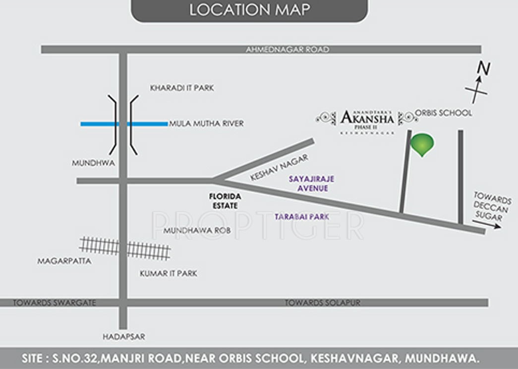 Images for Location Plan of Anandtara Construction Akansha Phase II