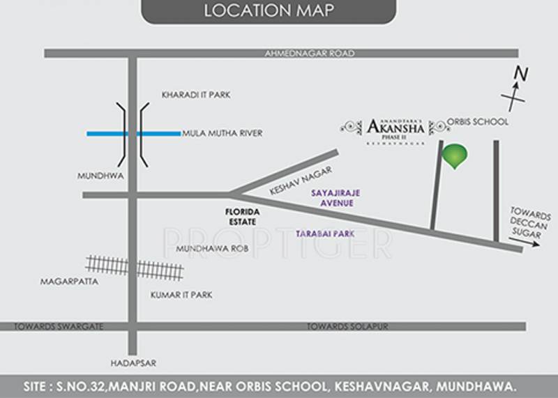 Images for Location Plan of Anandtara Construction Akansha Phase II