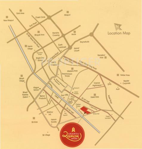 swagatam Images for Location Plan of Ananta Swagatam