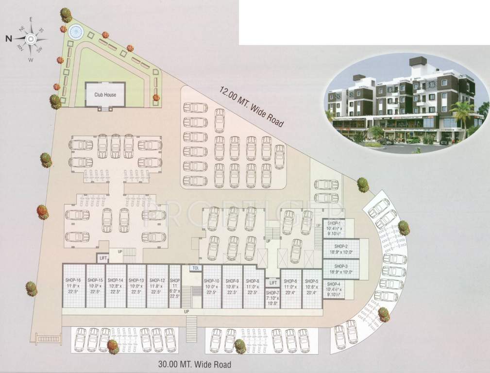  residency Layout Plan