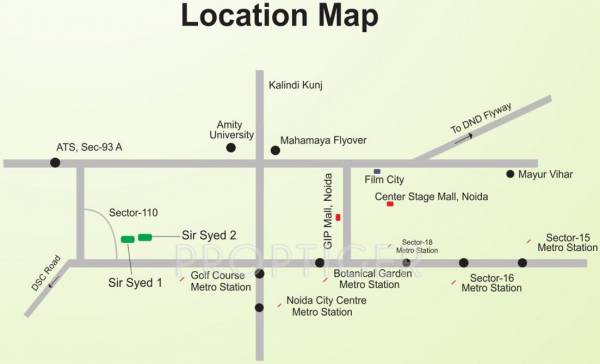 Images for Location Plan of Earthcon Sir Syed Apartment