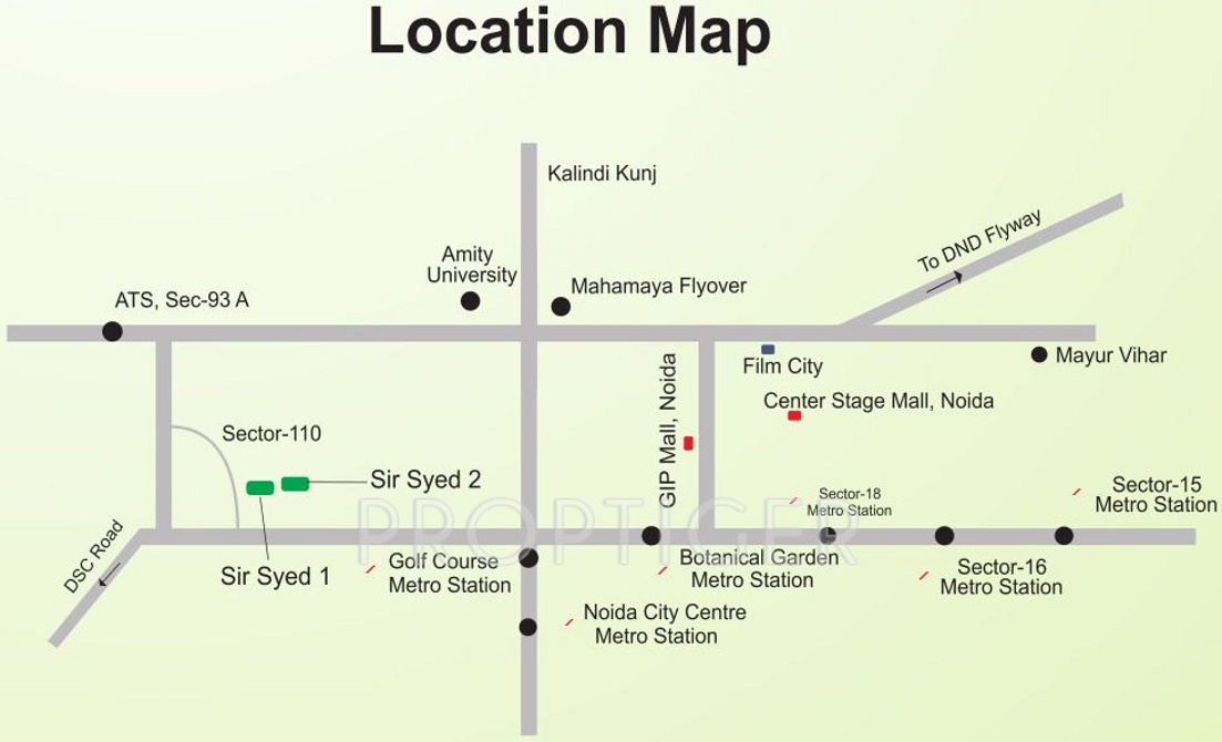 Images for Location Plan of Earthcon Sir Syed Apartment