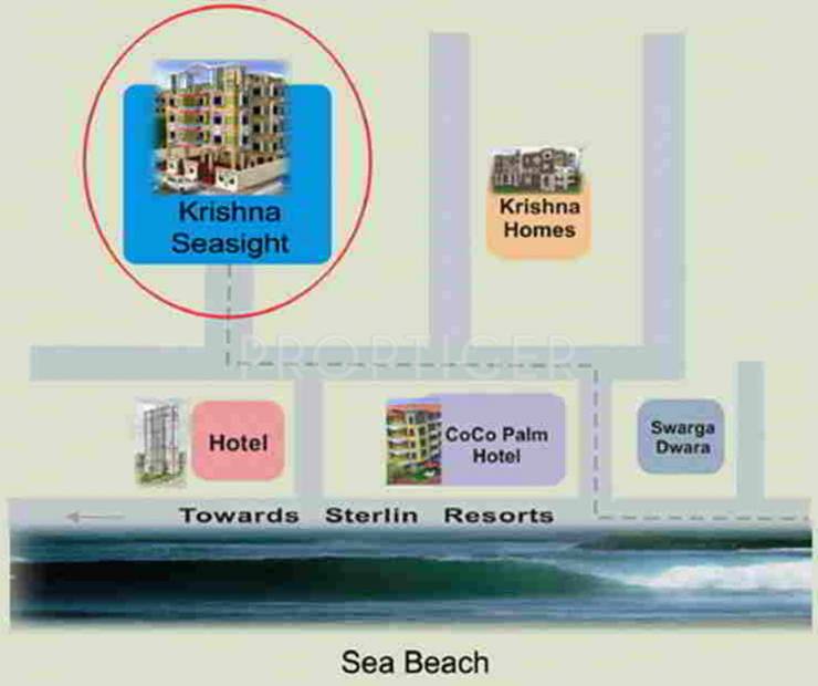 Images for Location Plan of Krishna Sea Sight