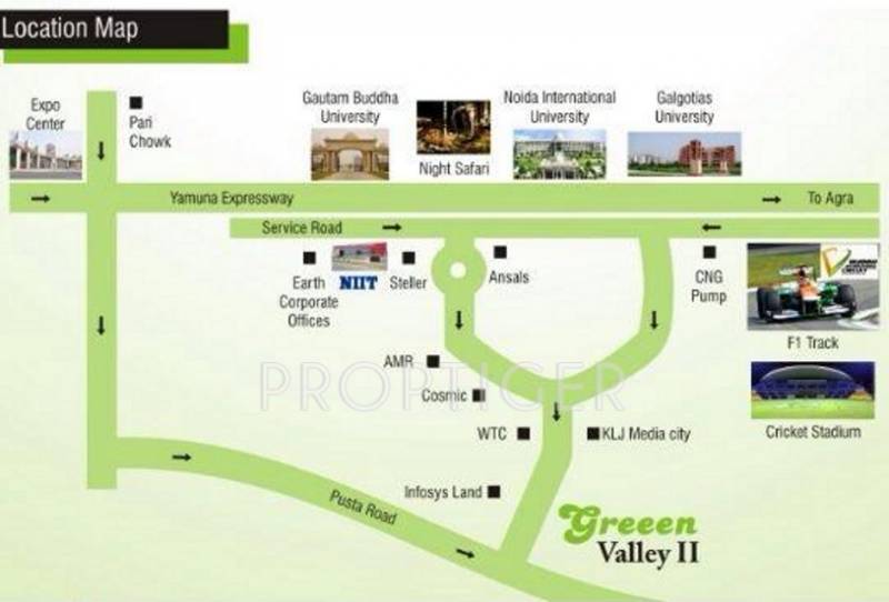Images for Location Plan of Amarjyoti Green Valley 2