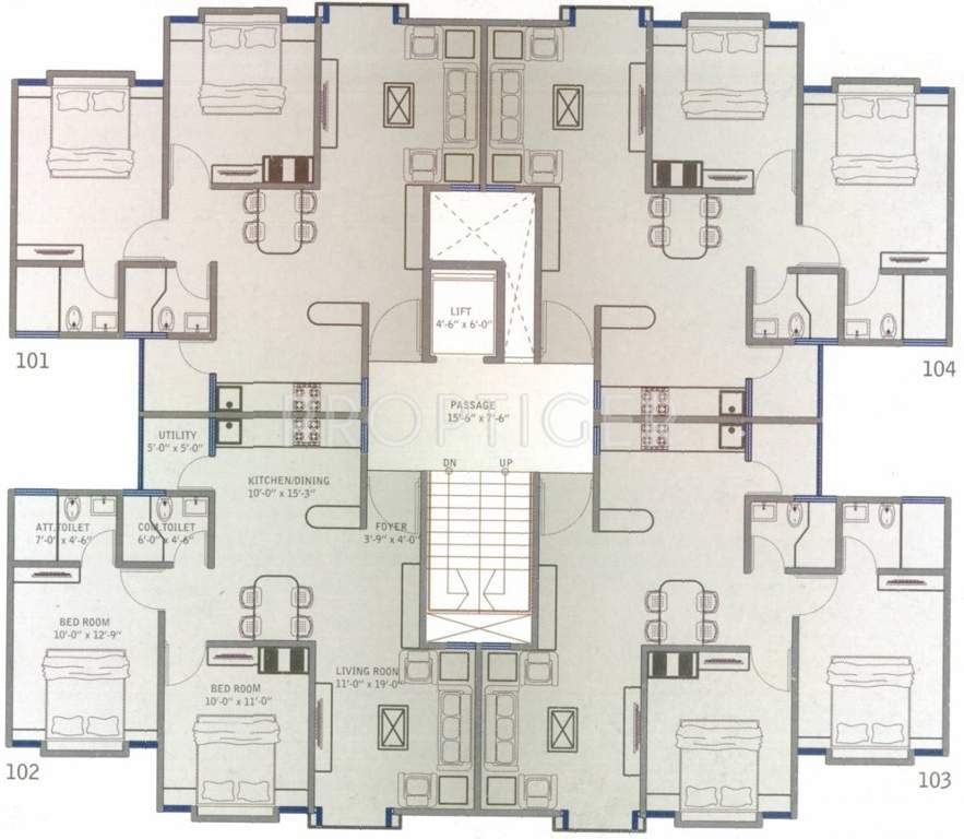  bhavyam homes Images for Cluster Plan of Shayona Bhavyam Homes