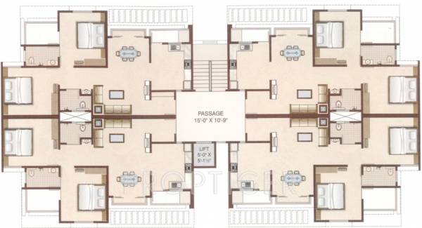 Images for Cluster Plan of Nand Residency Images for Cluster Plan of Nand Residency