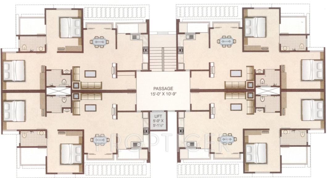 Images for Cluster Plan of Nand Residency