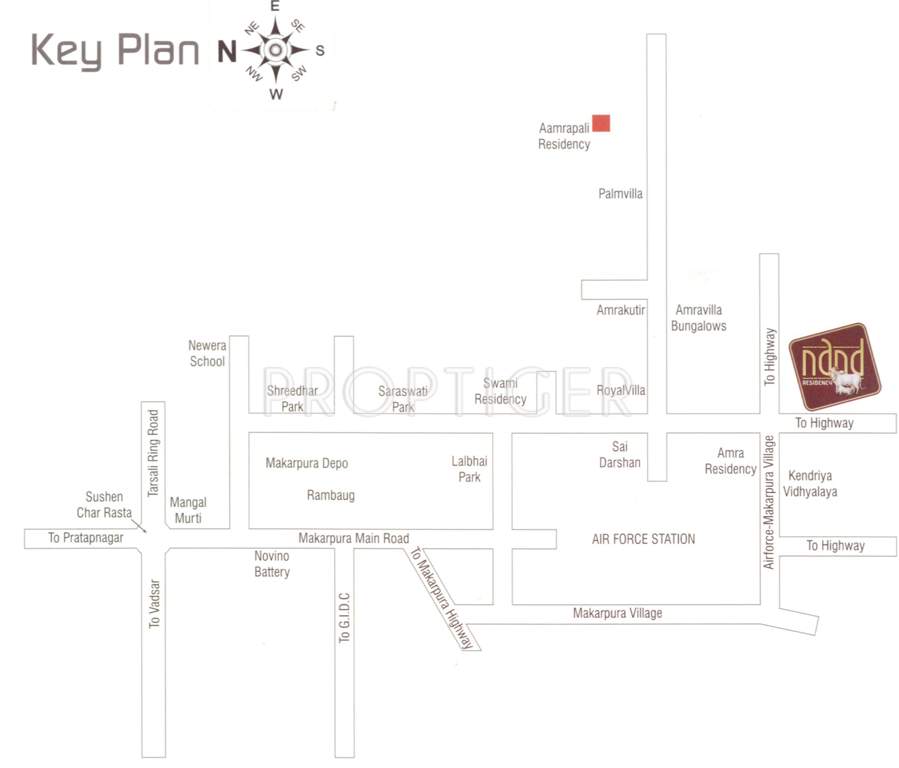 residency Images for Location Plan of Nand Residency