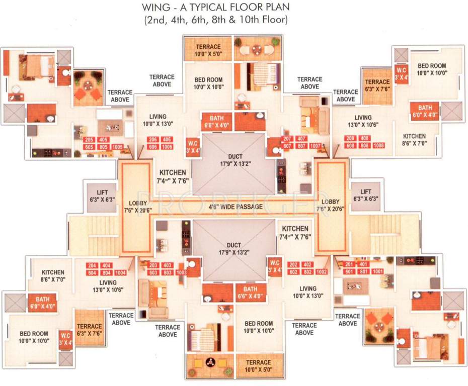  exotica Images for Cluster Plan of Navratna Exotica