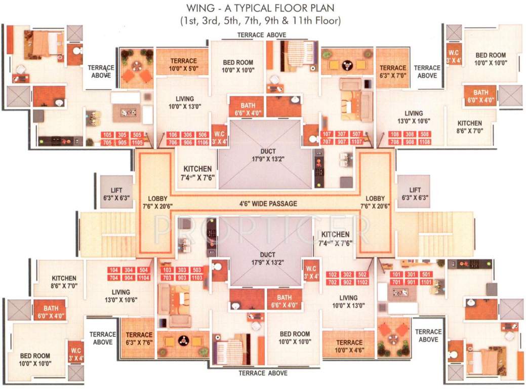  exotica Images for Cluster Plan of Navratna Exotica