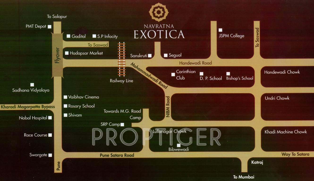  exotica Images for Location Plan of Navratna Exotica