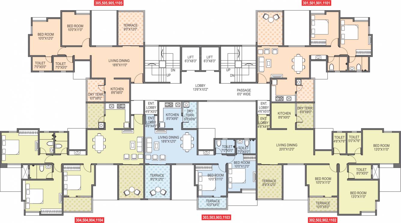 Images for Cluster Plan of Paranjape Azure A C D E And F