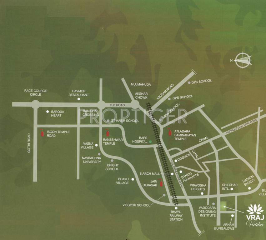  vatika Images for Location Plan of Vraj Vatika
