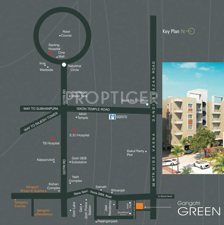 Images for Location Plan of Mahendra Gangotri Greens