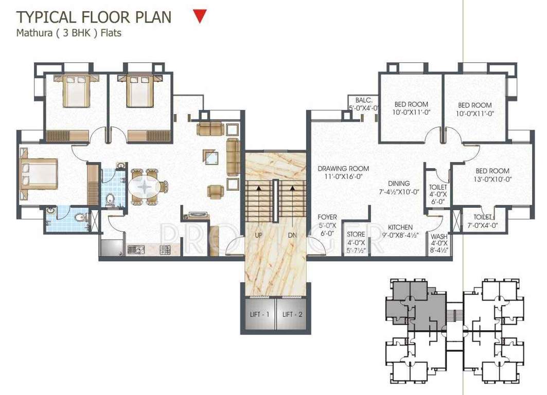 Images for Cluster Plan of Neptune Shreeji Residency
