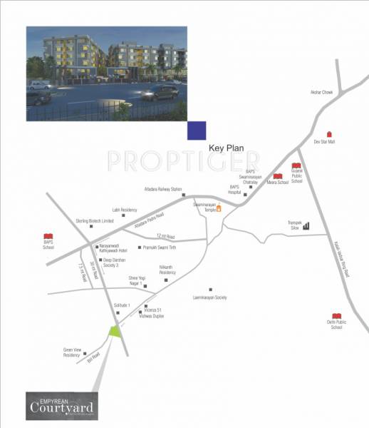 Images for Location Plan of Aries Empyrean Courtyard Images for Location Plan of Aries Empyrean Courtyard
