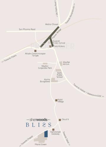 Images for Location Plan of Sachin Sherwoods Bliss
