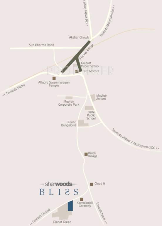 Images for Location Plan of Sachin Sherwoods Bliss