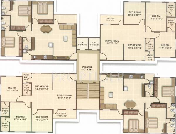 Images for Cluster Plan of Shreeji Maple Leaf Heights