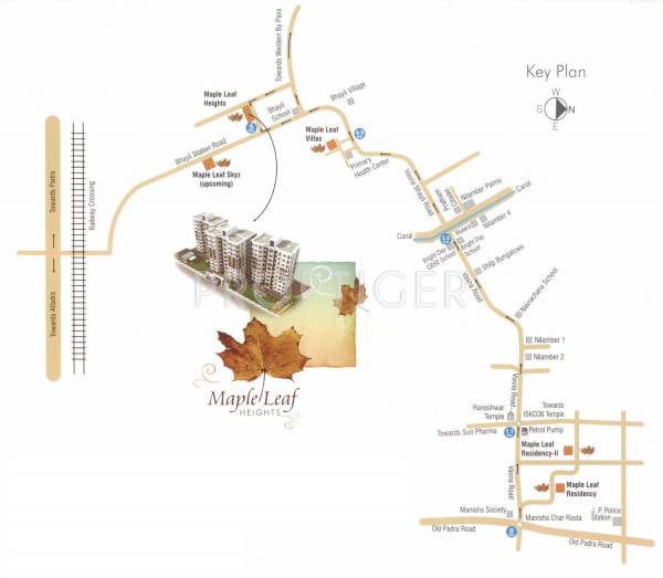 Images for Location Plan of Shreeji Maple Leaf Heights
