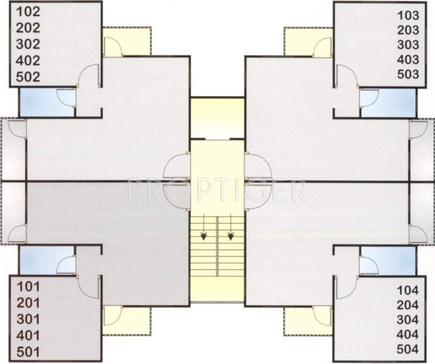  residency Images for Cluster Plan of Shree Hari Residency