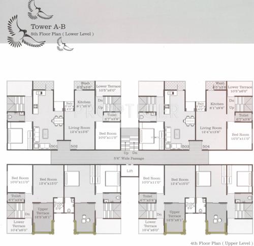  the-dove-apartment Images for Cluster Plan of Dove The Dove Apartment