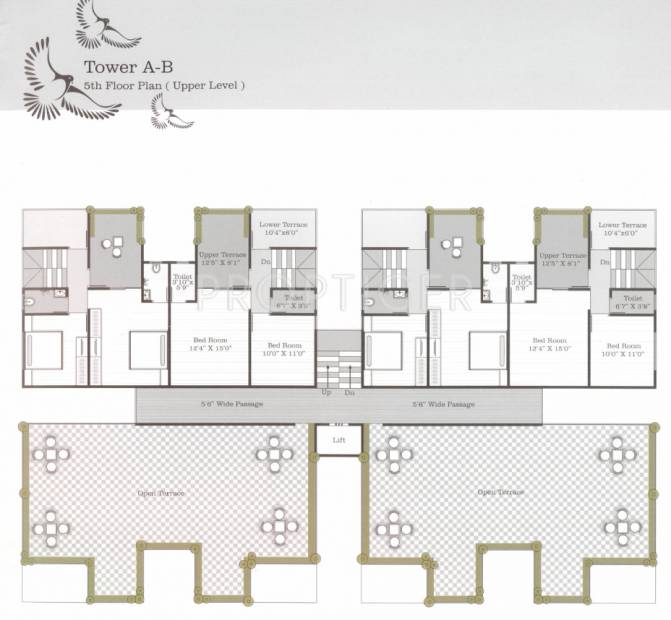  the-dove-apartment Images for Cluster Plan of Dove The Dove Apartment