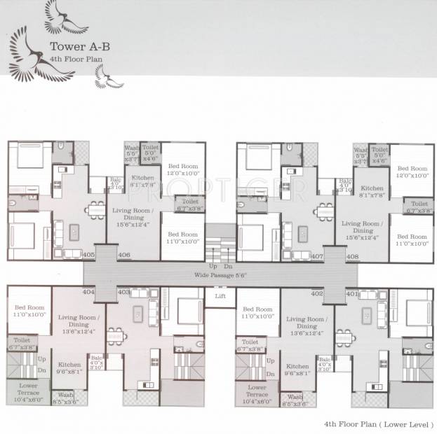 Images for Cluster Plan of Dove The Dove Apartment