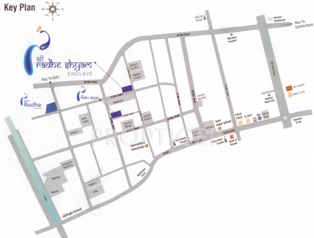 Images for Location Plan of Shree Radhe Developers Shyam Enclave