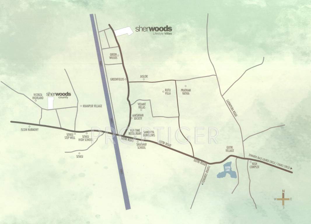 Images for Location Plan of Sachin Sherwoods Lifestyle Villas