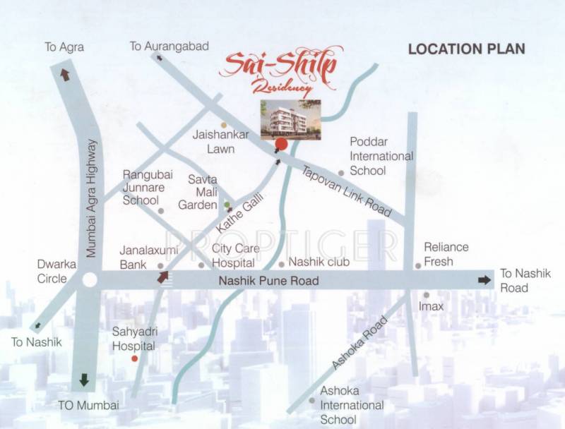  shilp-residency Images for Location Plan of Sai Shilp Residency